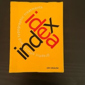Index Idea Graphic Design Book - Yellow Cover